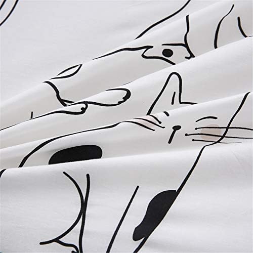 LAYENJOY Cats Duvet Cover Set Queen
