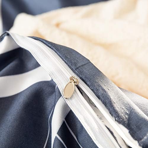 Erosebridal Navy Blue Duvet Cover Set Twin Size