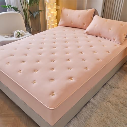 BYHIP Waterproof Mattress Protector with Deep Pocket and Fitted Sheet