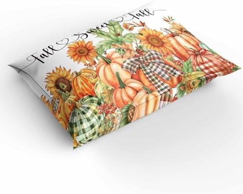 Boanket 3-Piece Queen Bedding Set with Fall Pumpkins Design