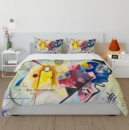 HOBBOY Cartoon Kids Duvet Cover Set with Zipper 3pc