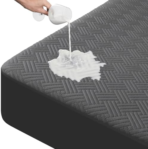 GOPOONY Waterproof Mattress Protector Full Size 54x75in Gray