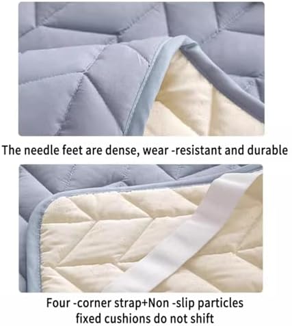 SaiFfe Cooling Mattress Pad Queen Size Breathable