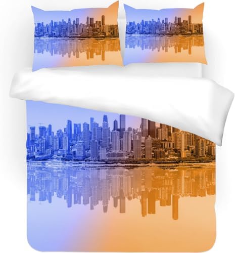 GIPNIAU Kids Duvet Cover Set with Zipper