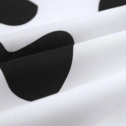 Vicimi Cow Print Duvet Cover Set Twin 3pcs