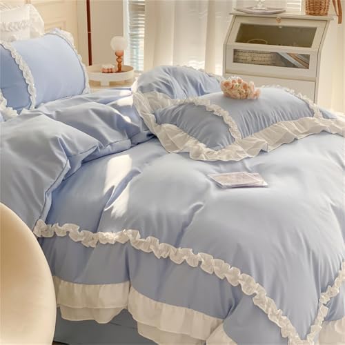 SOUKECHY Girls Lace Bedding Queen Set 1