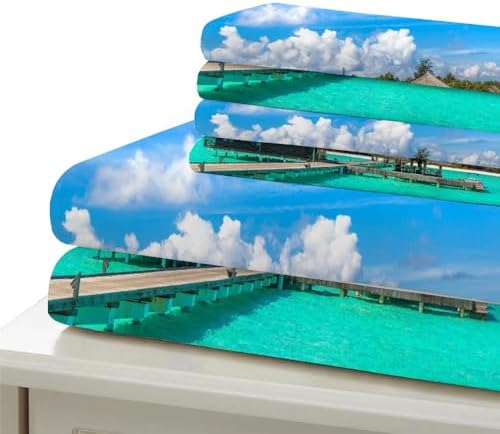3D Print Duvet Cover Set with Zipper for California King