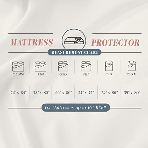 Elegant Comfort Premium Terry-Cotton Mattress Protector Twin White 39x80