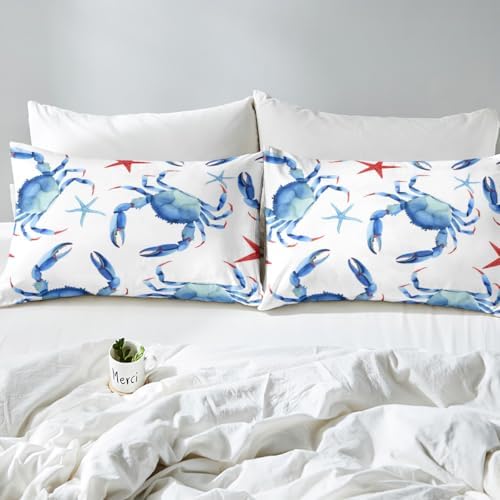 Feelyou Ocean Themed Duvet Cover Set Twin Size 1