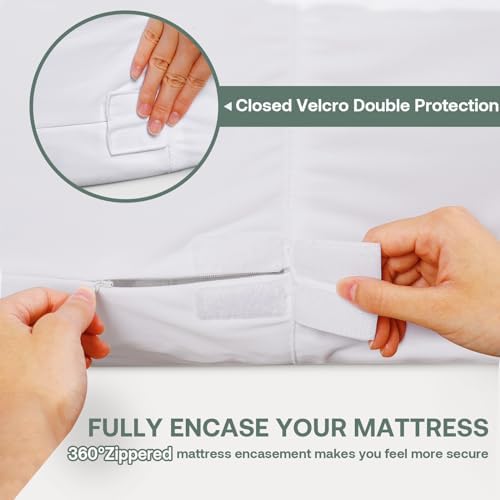 WINKAURA King Waterproof Mattress Encasement 76x80 1