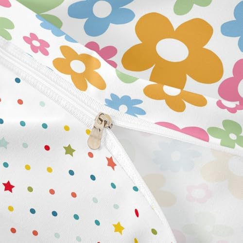 Manfei Kawaii Daisy Kids Duvet Cover Set