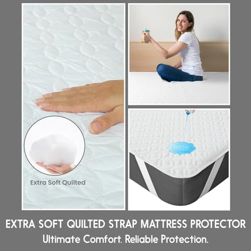 QATAN Quilted Mattress Protector Waterproof Full Size Pad