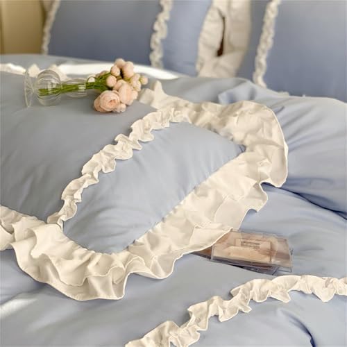 SOUKECHY Girls Lace Bedding Queen Set 1