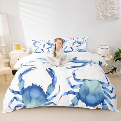 Feelyou Ocean Themed Duvet Cover Set Twin Size 1