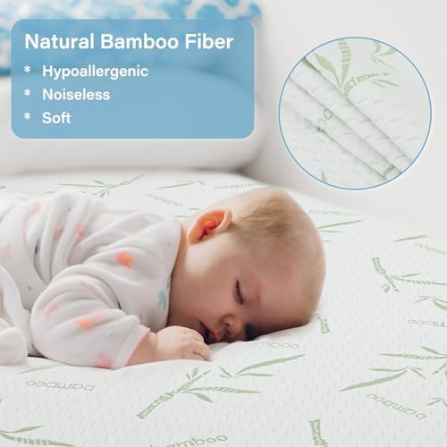 WARMTEX Waterproof Twin Mattress Protector with Bamboo Fabric