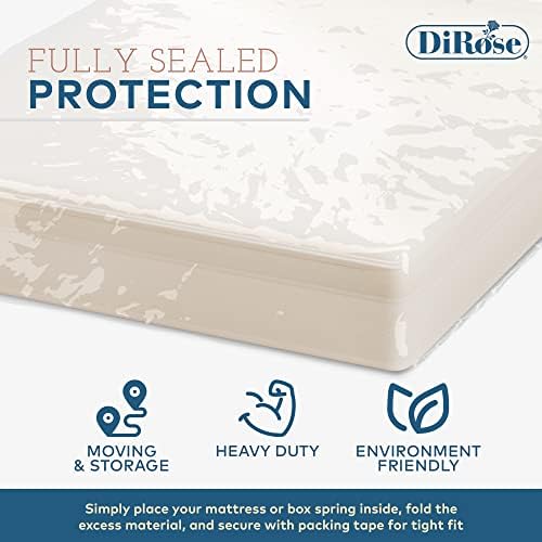 DiRose Mattress Storage Bag - Clear Waterproof 1 Queen Sizes