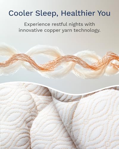 ViscoSoft Copper Pillow Top Full Mattress Pad