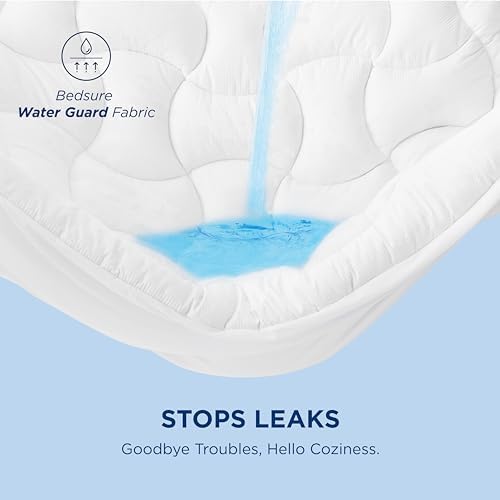 Bedsure Waterproof Mattress Protector - Quilted Fitted Pad for 39x75 Mattress