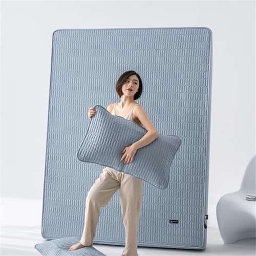 BYHIP Mattress Protector Breathable Soft Cover with Deep Pocket Blue Full