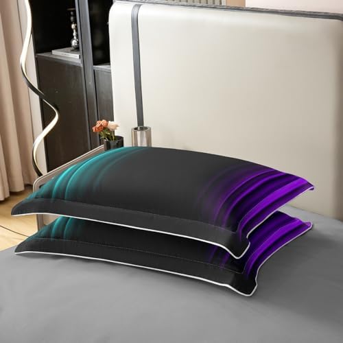 Feelyou Abstract Ombre Duvet Cover Set King