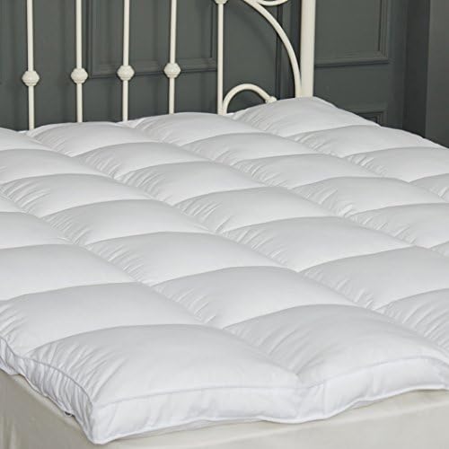 SUFUEE King Mattress Topper 2 Inch Thick Fluffy Comfort Pad