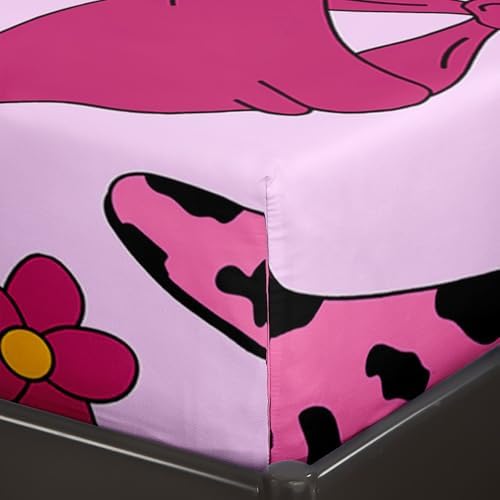 QOOMO Hat Boots Kids Sheet Set Twin Size