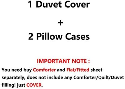 Feelyou Retro Aircraft Duvet Cover Set with Zipper
