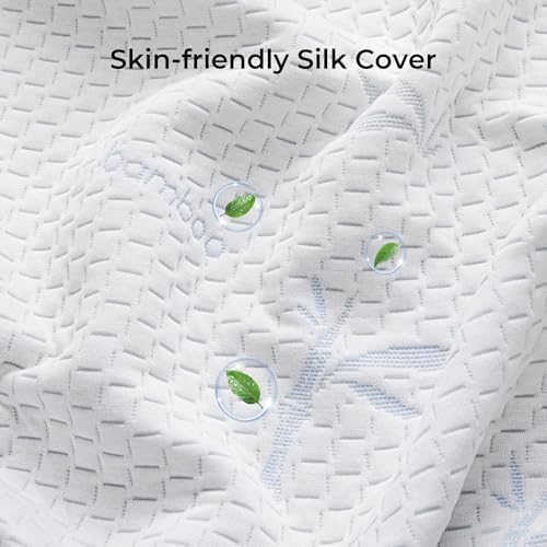 LIKIMIO 3 Inch Mattress Topper with Cooling Gel and Memory Foam