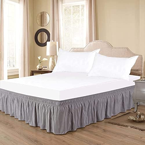 Cotton Hub Wrap Around Bed Skirt 800 Thread Count