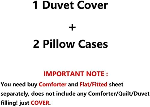 ADTEMP Soccer Duvet Cover Set 3 Piece King Size 1