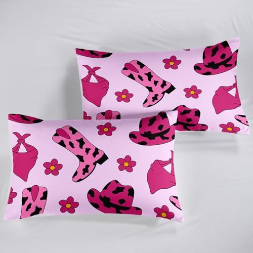 QOOMO Hat Boots Kids Sheet Set Twin Size