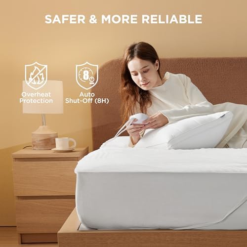 Bedsure Heated Mattress Pad Twin 39x75