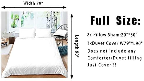 Feelyou Kids Sea Turtle Duvet Cover Set Black and White