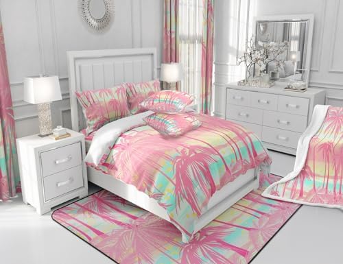 Feelyou Coconut Tree Sheet Set for Kids
