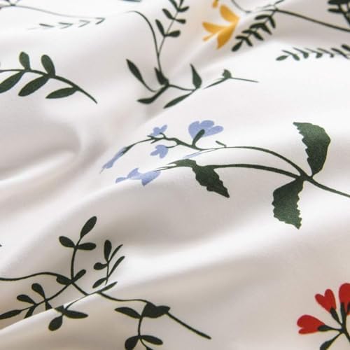 Erosebridal Boho Floral Duvet Cover Set