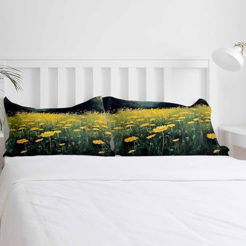 Boanket 3-Piece Twin Duvet Cover Set with Zipper Soft Floral Design