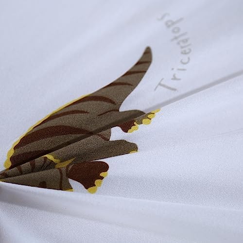 MAG 3Pcs Dinosaur Duvet Cover Set for Kids and Teens