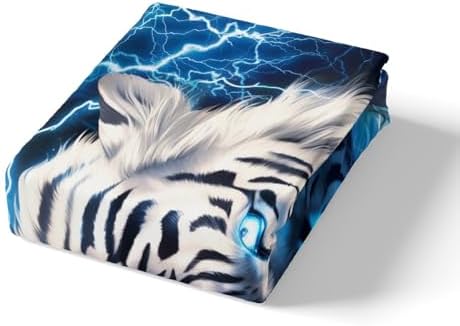 Castle Fairy 3D Tiger Duvet Cover Set Twin Size