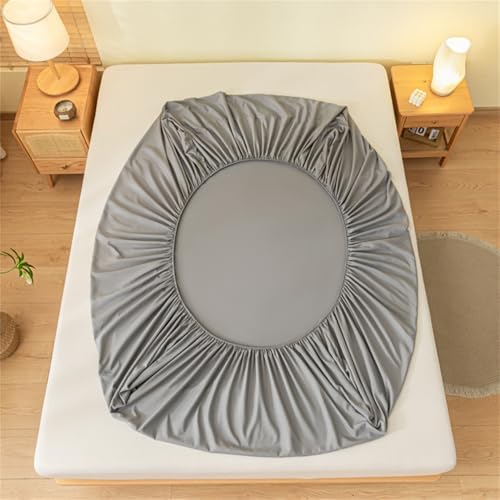 BYHIP Waterproof Mattress Protector Twin Full Light Gray