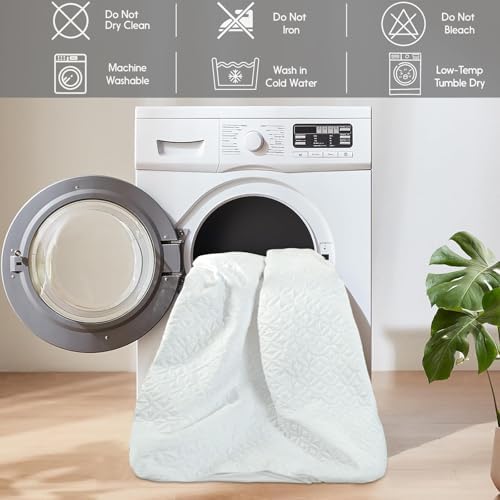 QATAN Quilted Mattress Protector Waterproof Full Size Pad
