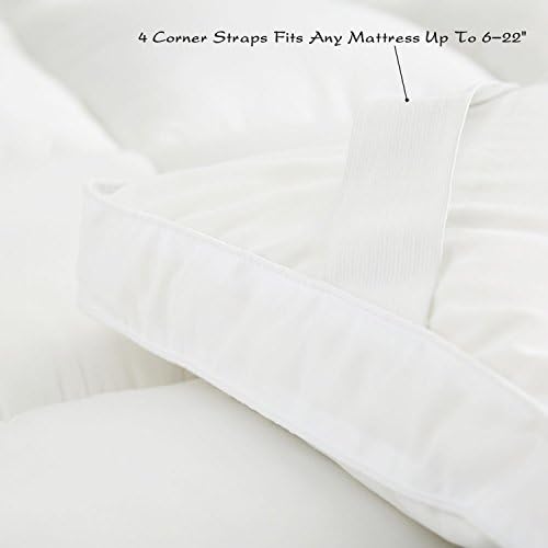 SUFUEE King Mattress Topper 2 Inch Thick Fluffy Comfort Pad