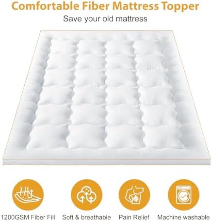 Maxzzz Full Mattress Topper 1200 GSM Down Alternative
