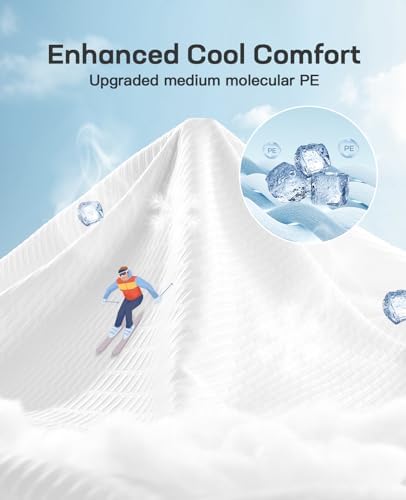 Marsail 3 Inch Gel Memory Foam Mattress Topper Twin XL