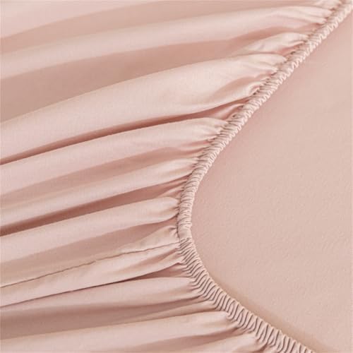 BYHIP Mattress Protector Twin Waterproof Light Pink 6-18 Inch