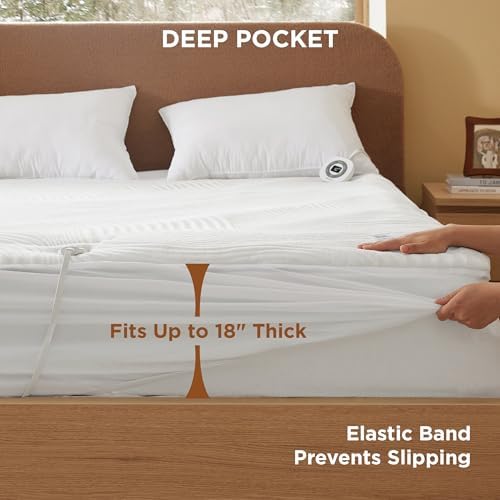 Bedsure Heated Mattress Pad Twin 39x75