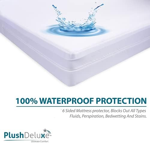 PlushDeluxe Full Size Premium Mattress Encasement