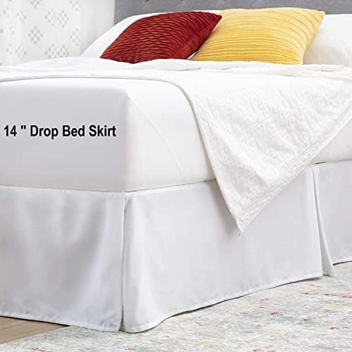 Crown Collection Premium 800-TC Bed Skirt 54x75 14 Drop