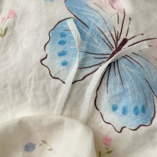 Nayoroom Butterfly Duvet Cover Set 3 Pieces Queen Size 1