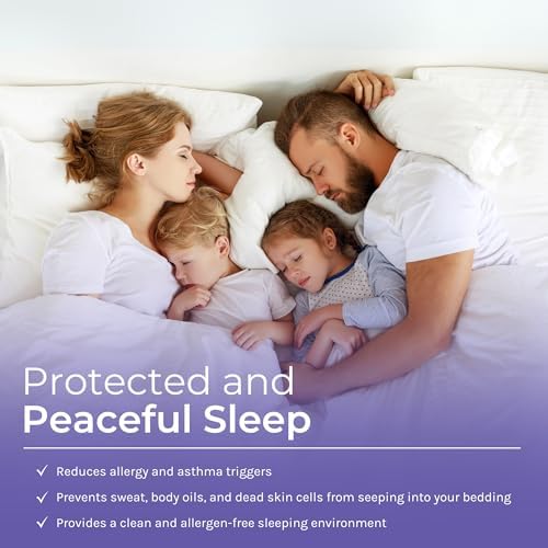 Hygea Natural 6 Gauge Vinyl Mattress Encasement for Bed Wetting Full XL