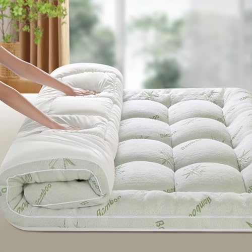 LIANLAM Cooling Mattress Topper Full Size 2In Thick